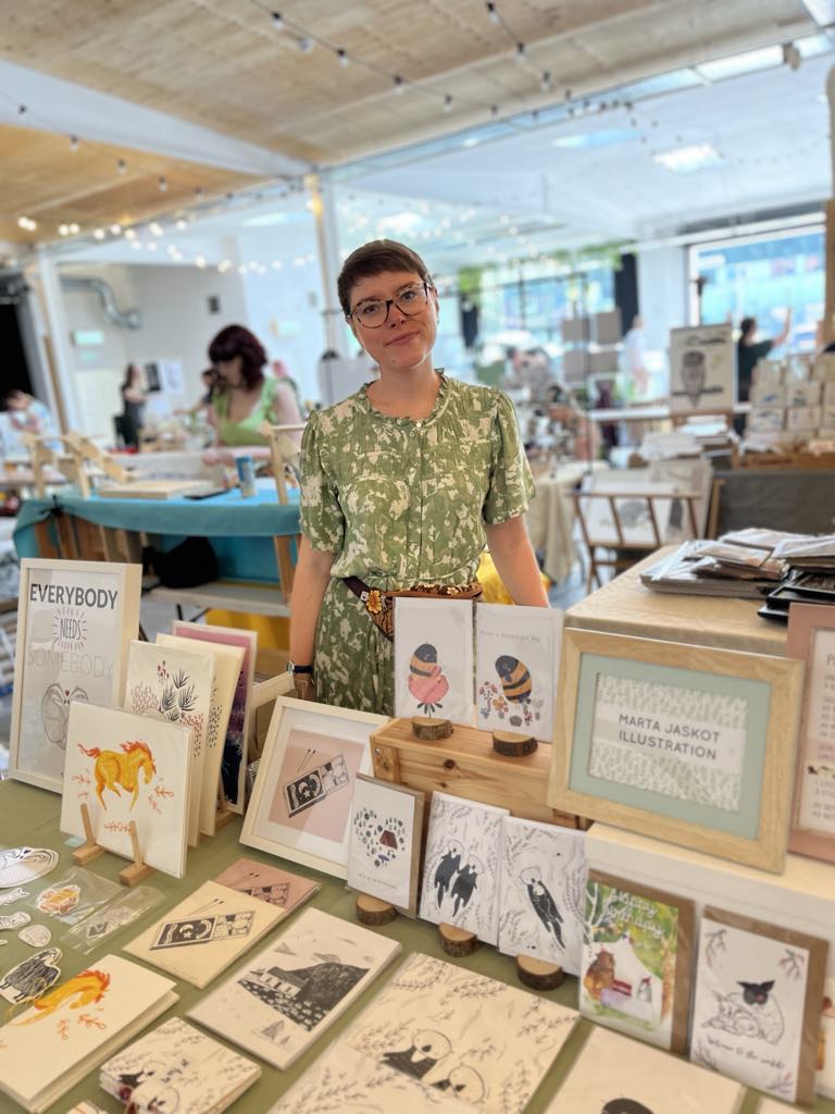 Photo of me on my stall